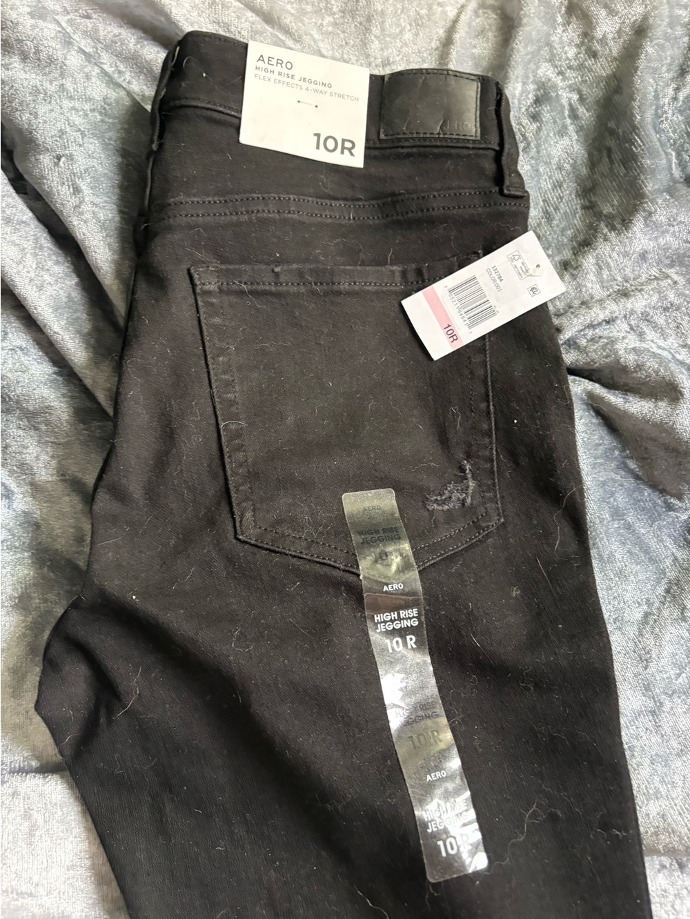 Aeropostale Womenโs High-Rise Black Jeggings - Size 10R